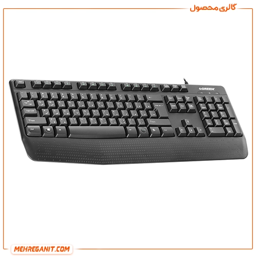 کیبورد با سیم گرین مدل GK 306 — تصویر ۸