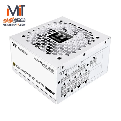 پاور کامپیوتر ترمالتیک مدل Toughpower GT 1000W Gold سفید