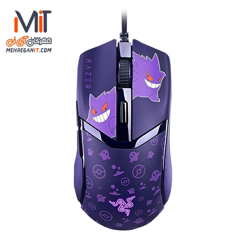 ماوس گیمینگ باسیم ریزر مدل RAZER COBRA POKEMON GENGAR EDITION