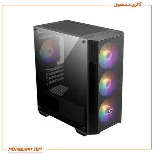 کیس و پاور گیمینگ ام اس آی مدل MAG FORGE M100A + MAG A500N-H — تصویر ۴