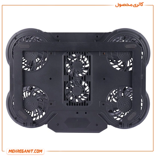 پایه خنک کننده لپ تاپ آیس کورل مدل Q6 — تصویر ۳