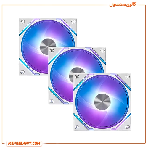 فن کیس ام اس آی مدل MSI MPG EZ120 ARGB 3X سفید — تصویر ۳
