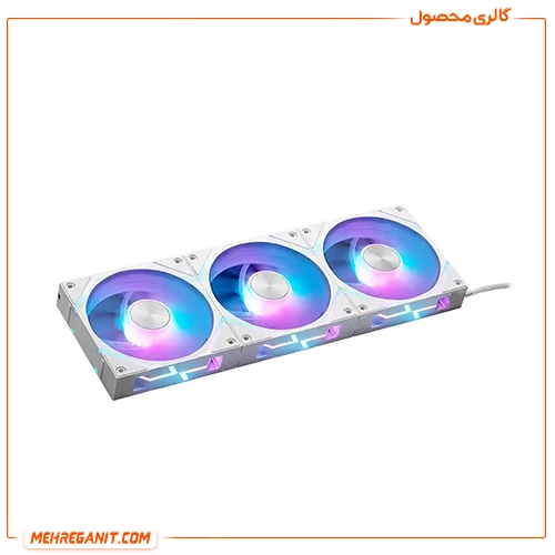 فن کیس ام اس آی مدل MSI MPG EZ120 ARGB 3X سفید — تصویر ۴