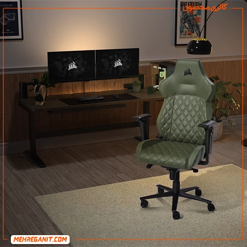 صندلی گیمینگ کورسیر مدل Corsair TC500 Luxe Sherwood Green — تصویر ۶