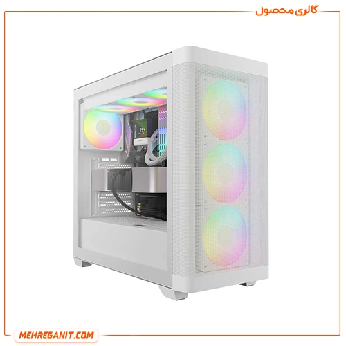 کیس کامپیوتر گیمینگ گیم دیاس مدل Gamdias ATHENA M3 White — تصویر ۶