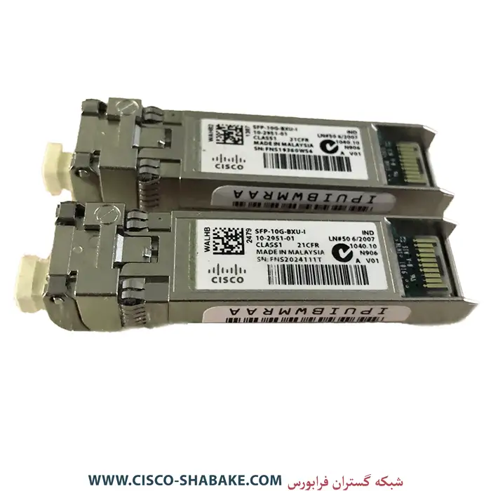 ماژول فیبرنوری سیسکو SFP-10G-BXU-I — تصویر ۳