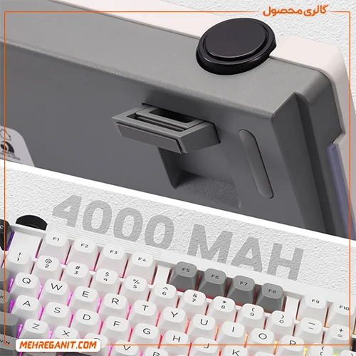کیبورد بی سیم مکانیکال گیمینگ ردراگون K729 PRO WGB RGB — تصویر ۴