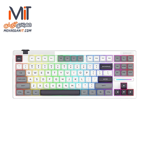 کیبورد بی سیم مکانیکال گیمینگ ردراگون K729 PRO WGB RGB