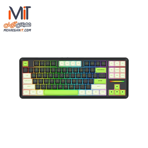 کیبورد بی سیم و باسیم مکانیکال گیمینگ ردراگون WILDSLASH K734 BWG PRO