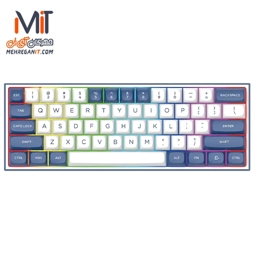 کیبورد بی سیم گیمینگ ردراگون مدل ALCOR QMK K717 PRO