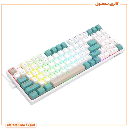 کیبورد بی سیم گیمینگ ردراگون مدل K643 WGC RGB PRO — تصویر ۴