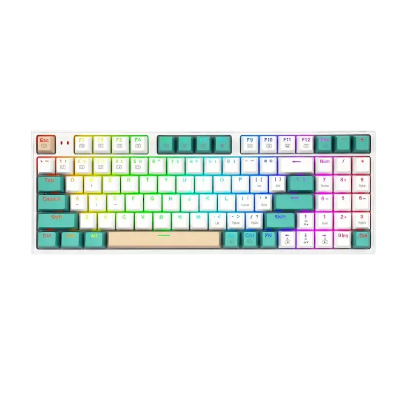 کیبورد بی سیم گیمینگ ردراگون مدل K643 WGC RGB PRO — تصویر ۵