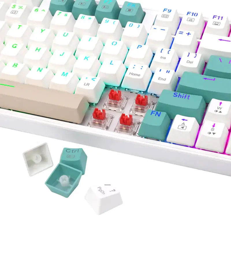 کیبورد بی سیم گیمینگ ردراگون مدل K643 WGC RGB PRO — تصویر ۷