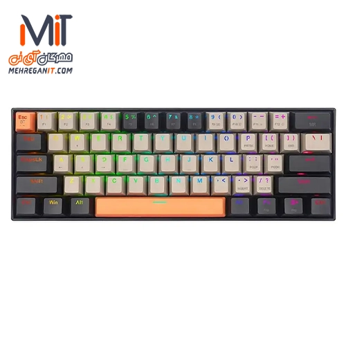 کیبورد بی سیم گیمینگ ردراگون مدل Draconic Elite K530 OG-BK-GY-RGB-PRO