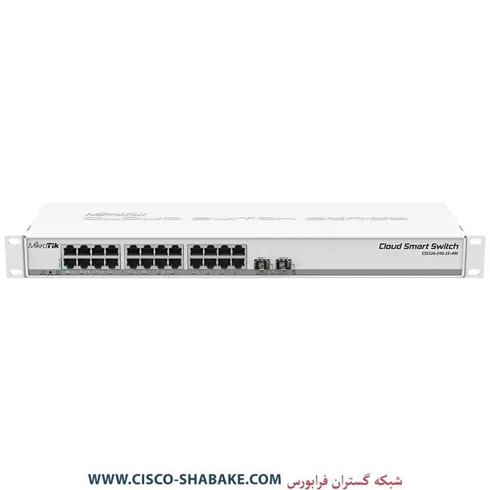 سوئیچ میکروتیک CSS326-24G-2S+RM