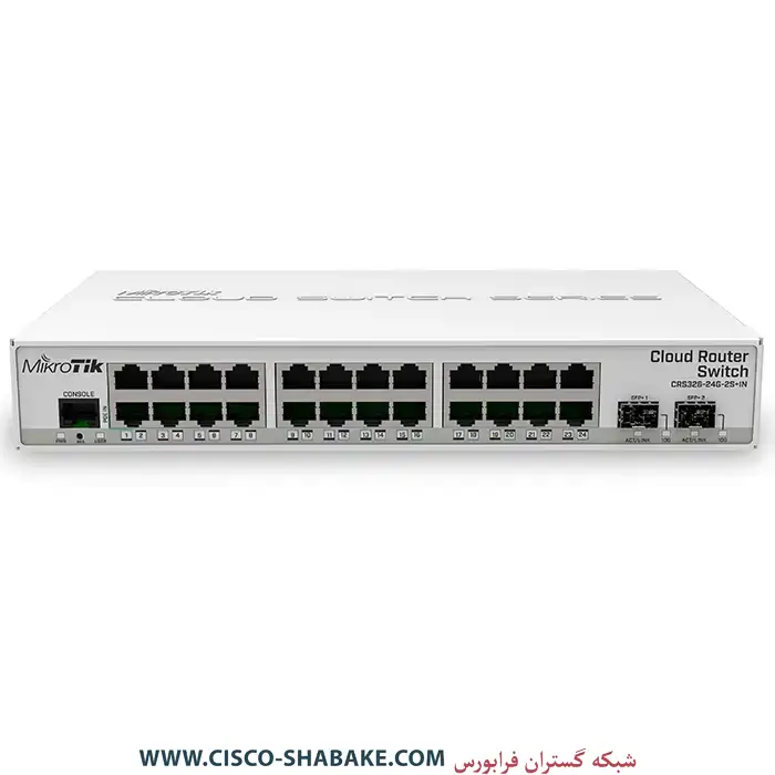 سوئیچ میکروتیک CRS326-24G-2S+IN