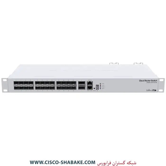 سوئیچ میکروتیک CRS326-24S+2Q+RM