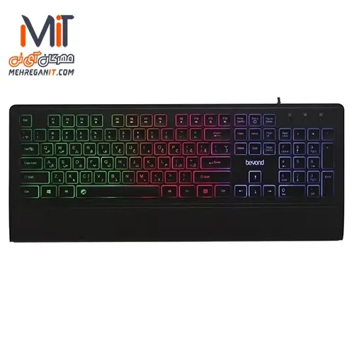 کیبورد بیاند مدل BK-7210 LED RGB — تصویر ۲