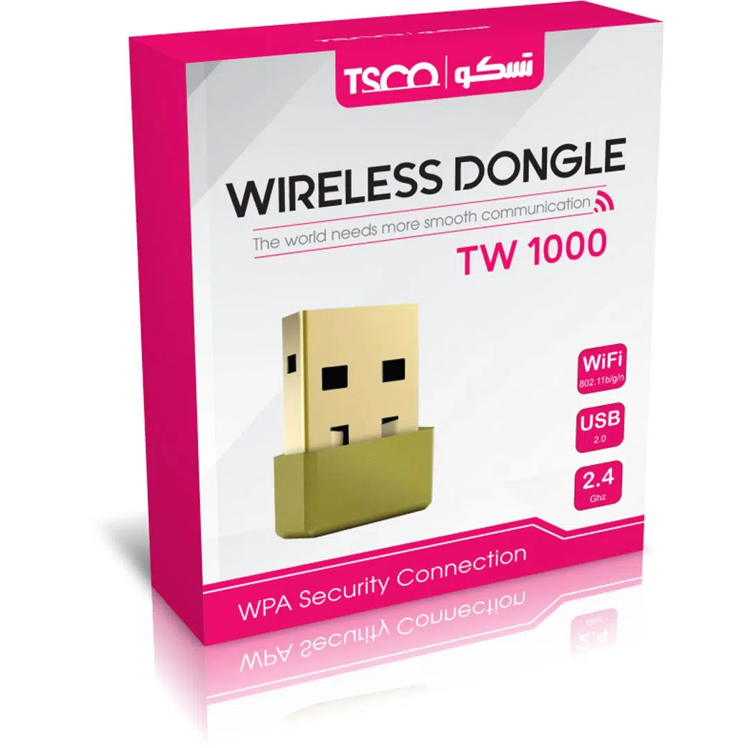 دانگل USB بی سیم تسکو مدل TW 1000 — تصویر ۳