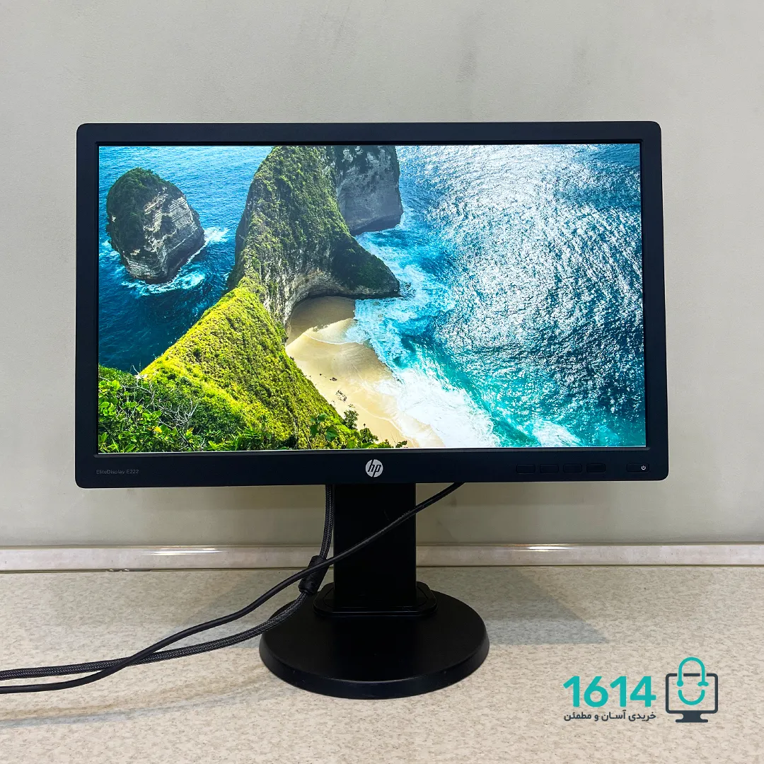 مانیتور استوک اچ پی 22 اینچ مدل EliteDisplay E222
