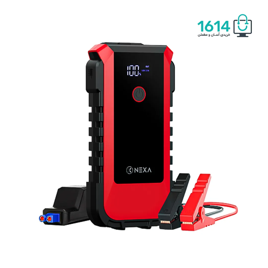 پاوربانک و استارتر نکسا مدل PX100 10000mAh
