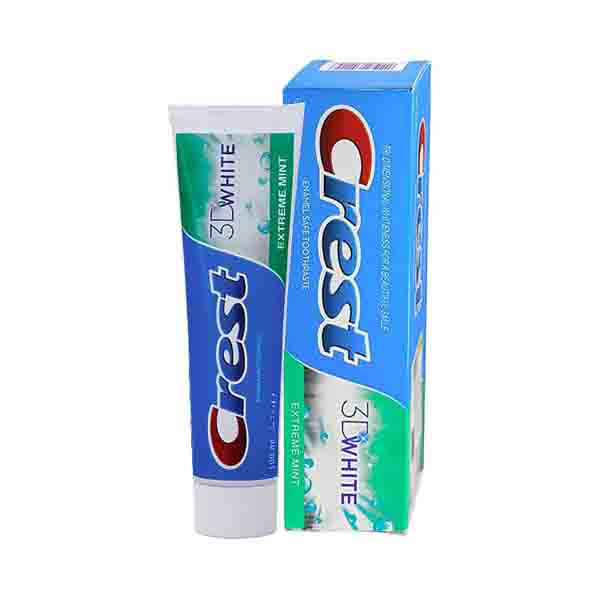 خمیردندان کرست تری دی وایت crest 3d white