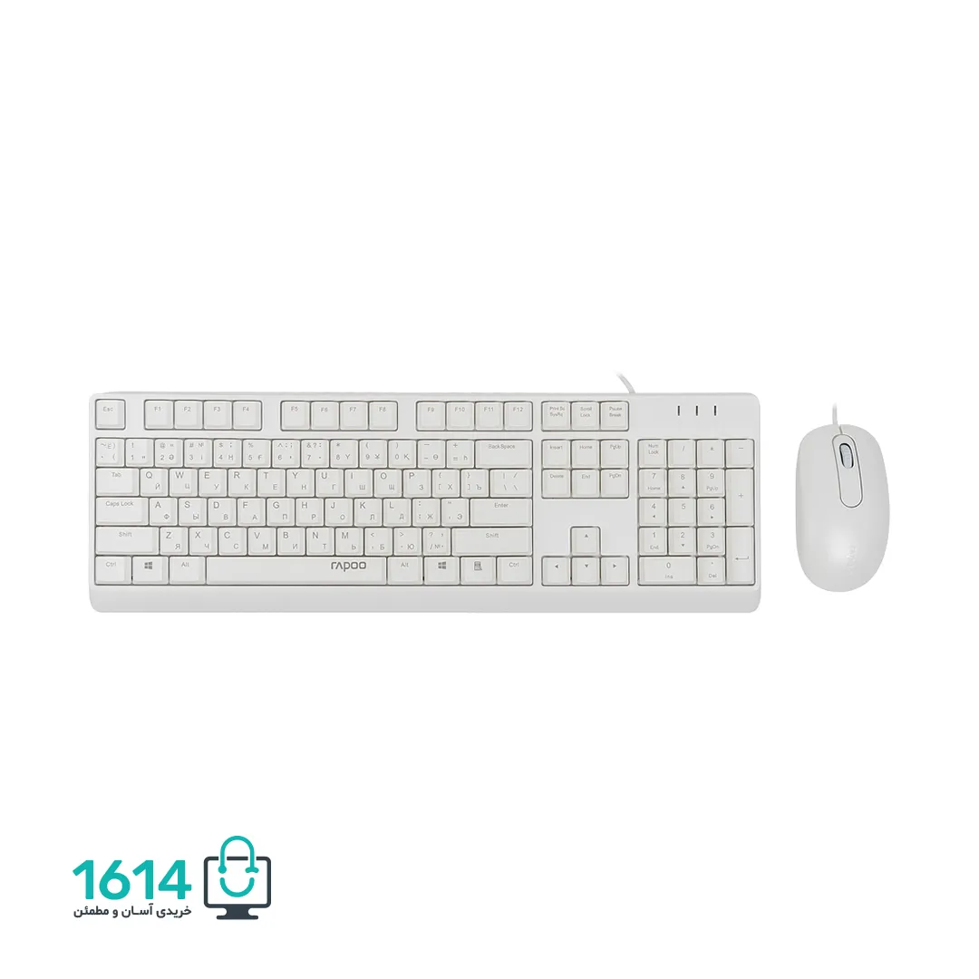 کیبورد و ماوس سیمی رپو مدل X130PRO — تصویر ۲