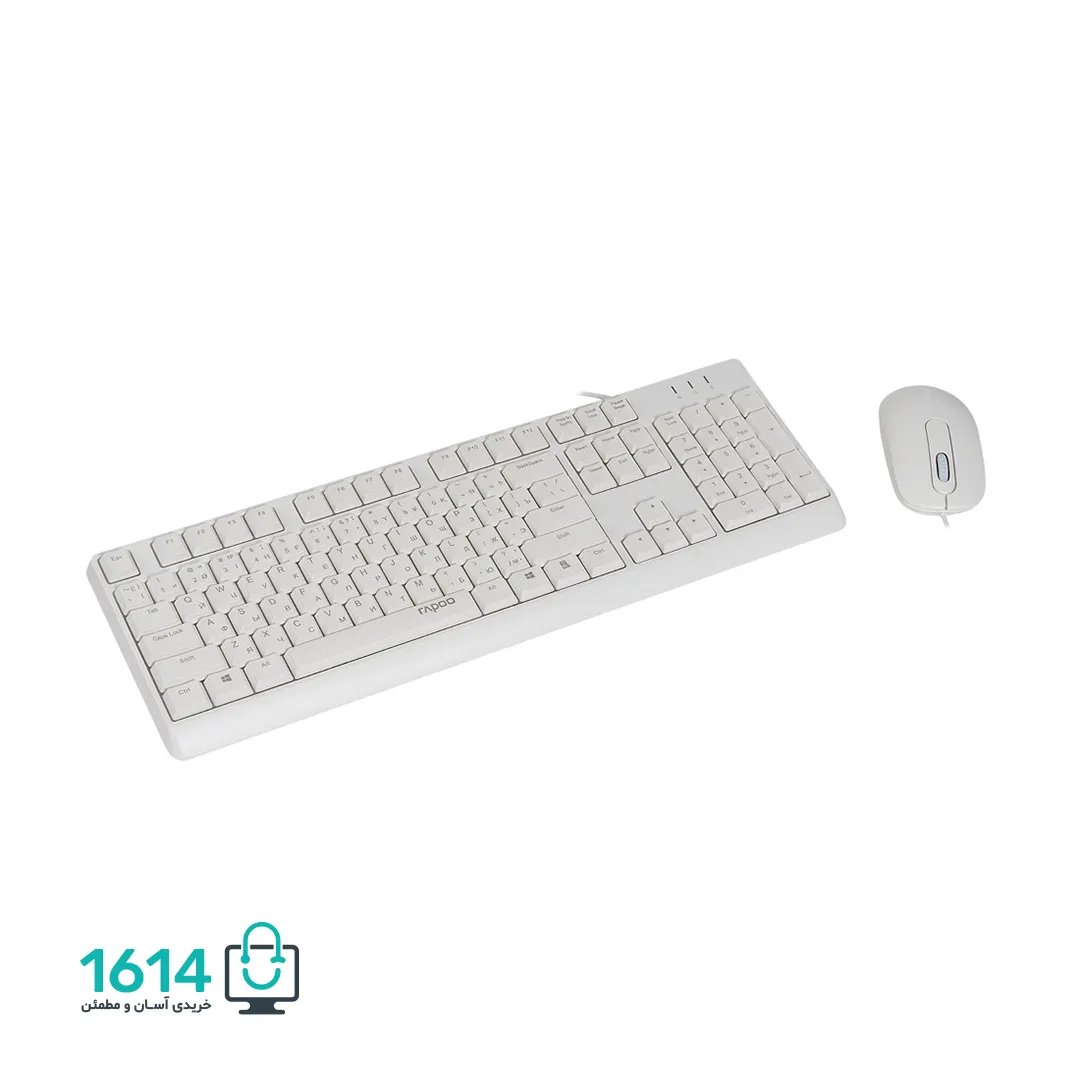 کیبورد و ماوس سیمی رپو مدل X130PRO — تصویر ۳