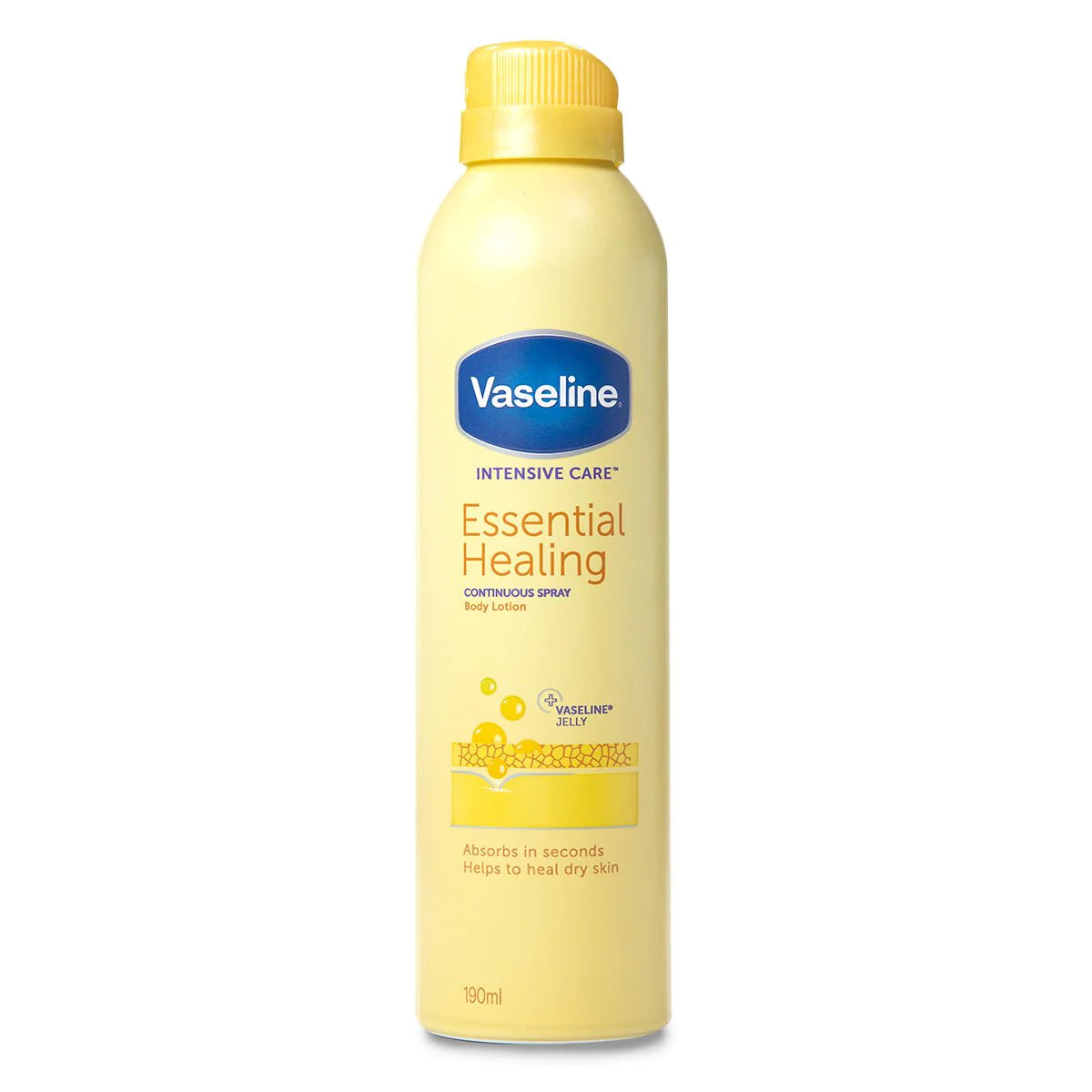 اسپری آبرسان و احیا کننده بدن وازلین Vaseline Essential Healing حجم 190 میل — تصویر ۳