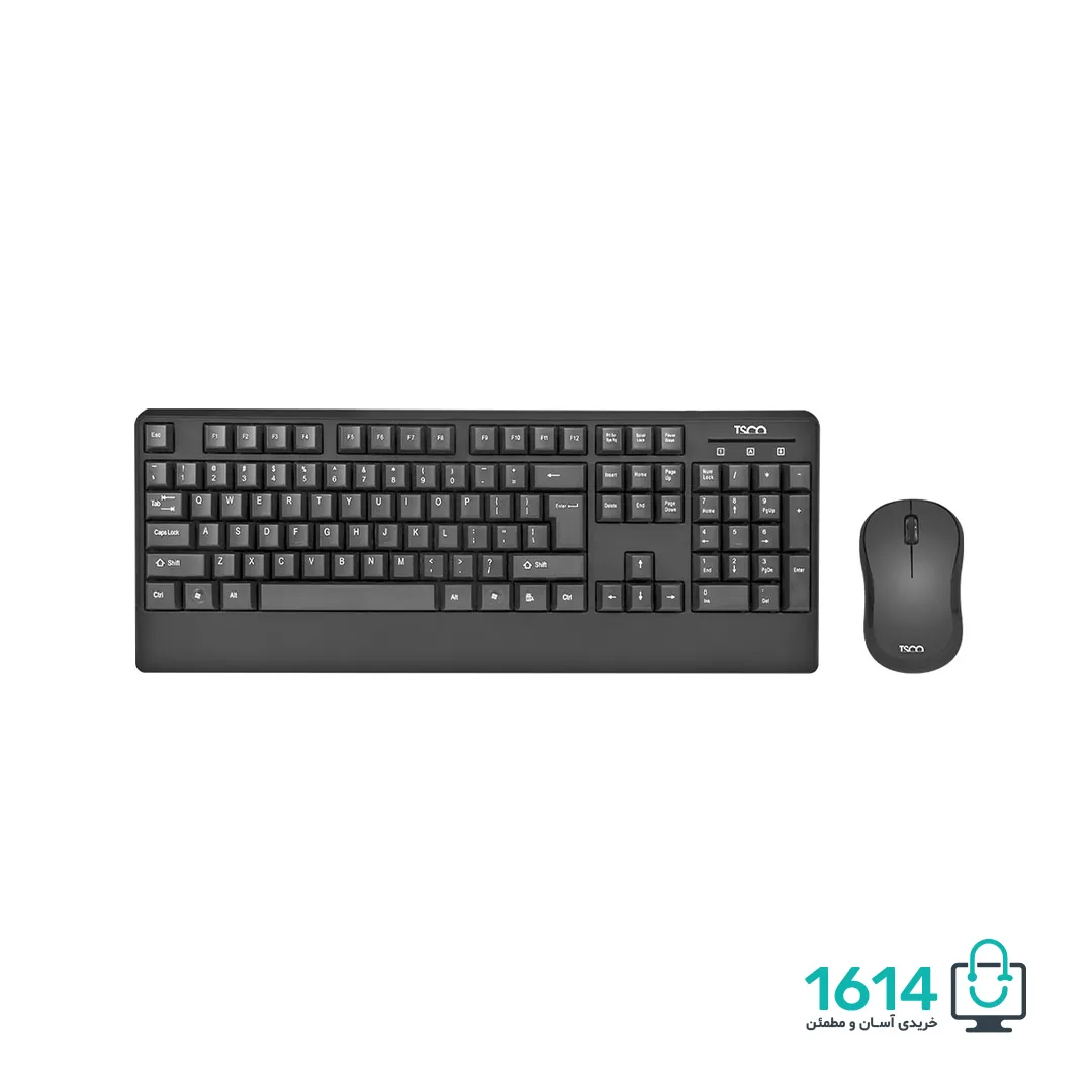 کیبورد و ماوس بیسیم تسکو مدل TKM 7022W