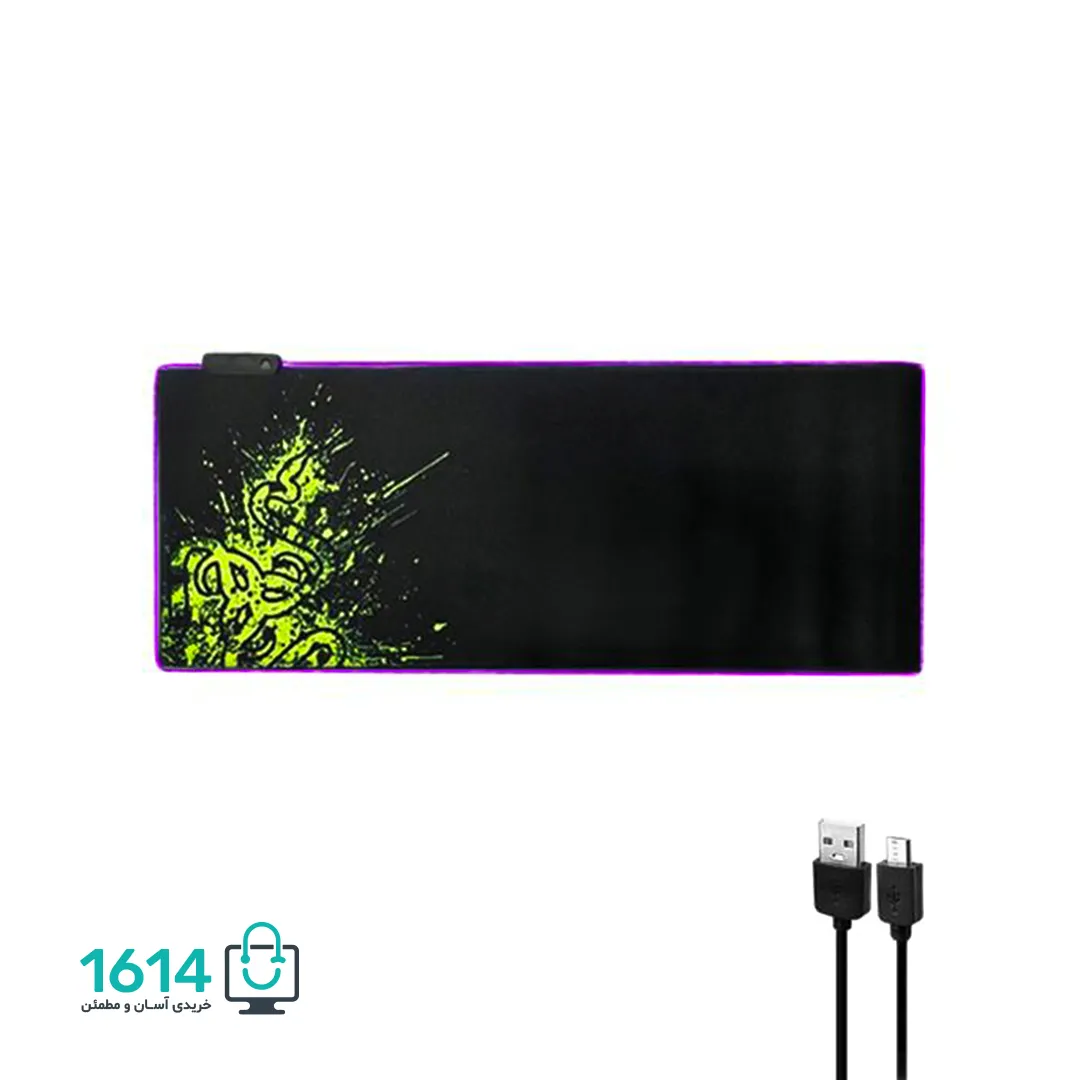 پد ماوس گیمینگ ریزر مدل RGB 30*70CM