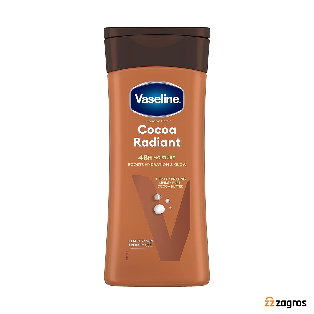 لوسیون بدن وازلین مدل Cocoa radiant حجم 200 میل — تصویر ۵
