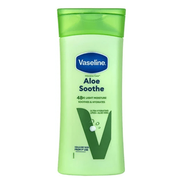 لوسیون بدن وازلین مدل ALOE SOOTHE حجم 200 میل — تصویر ۳
