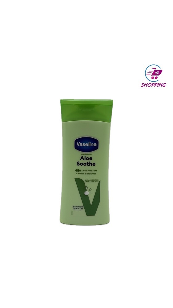 لوسیون بدن وازلین مدل ALOE SOOTHE حجم 200 میل — تصویر ۴