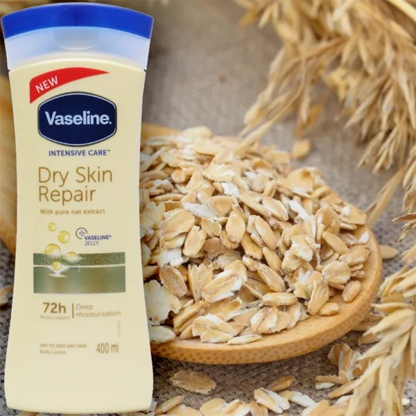 لوسیون بدن وازلین Vaseline مدل Dry Skin Repair — تصویر ۸