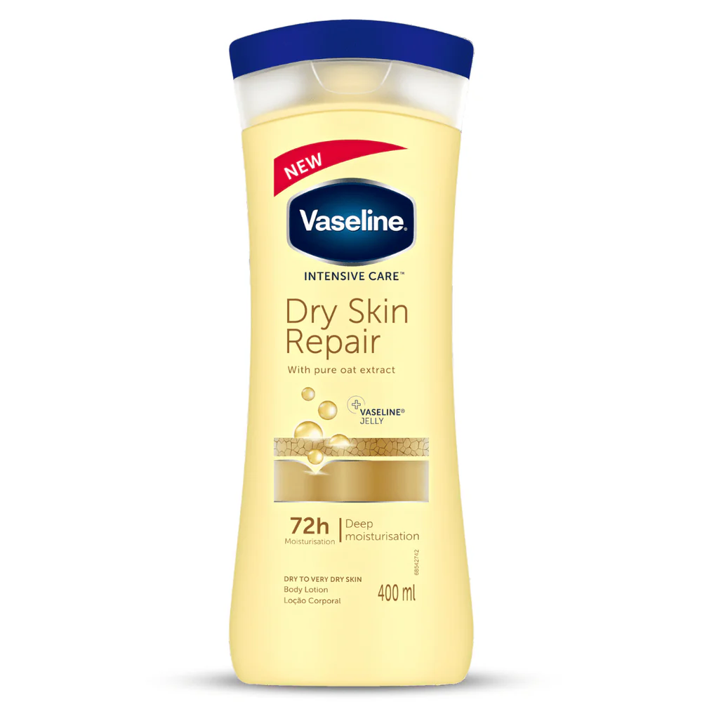 لوسیون بدن وازلین Vaseline مدل Dry Skin Repair — تصویر ۵