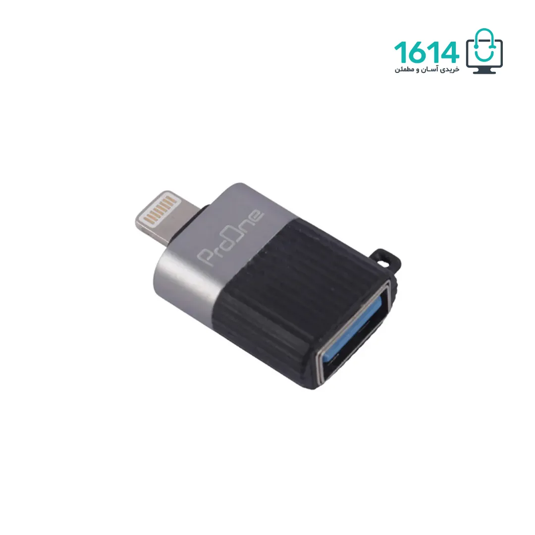 مبدل USB OTG به لایتنینگ پرووان مدل PCO05 — تصویر ۳