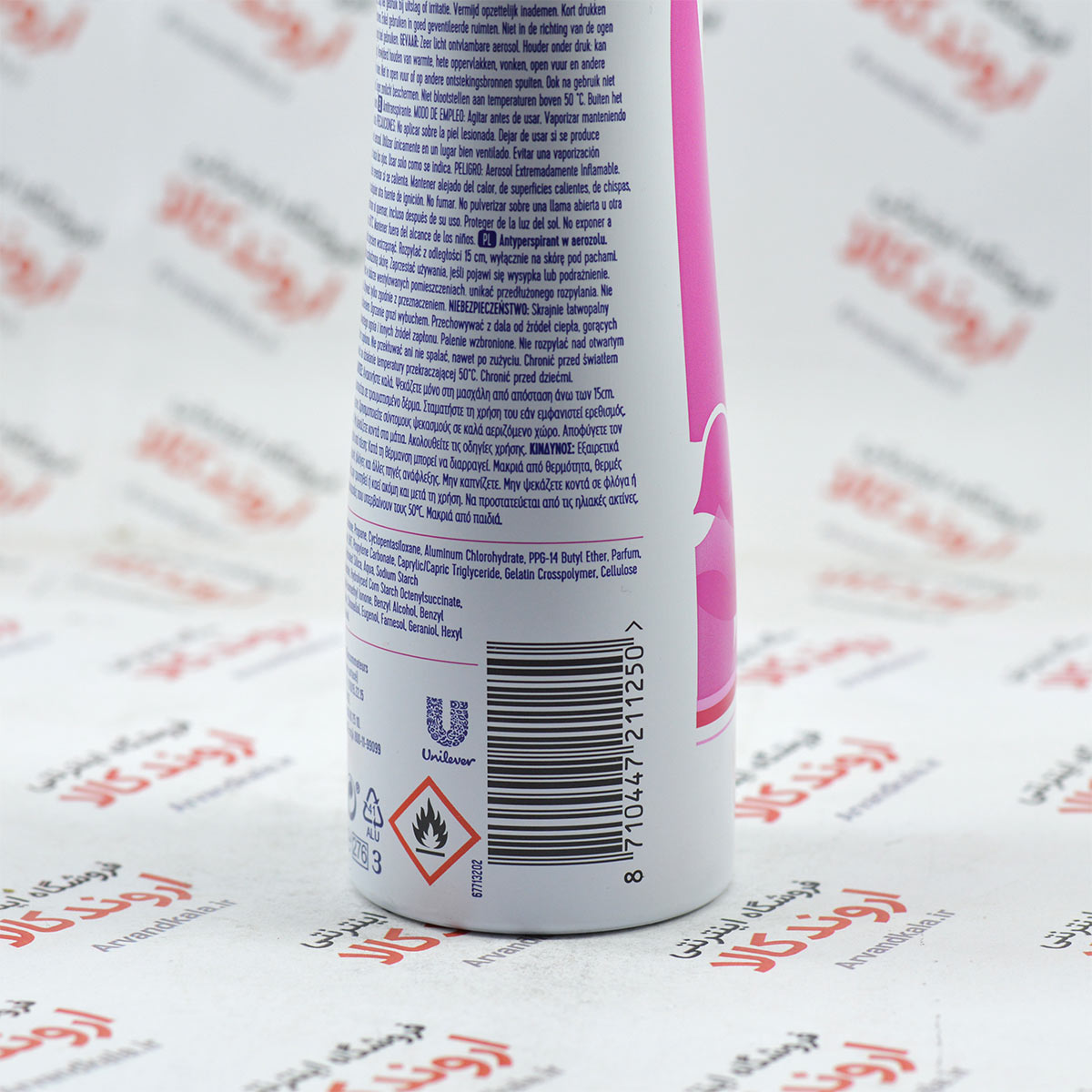 اسپری زنانه رکسونا Rexona مدل Pink Blush — تصویر ۳