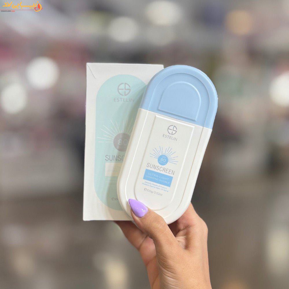 ضد آفتاب بی رنگ SPF80 استلین مدل Ultra Light — تصویر ۴
