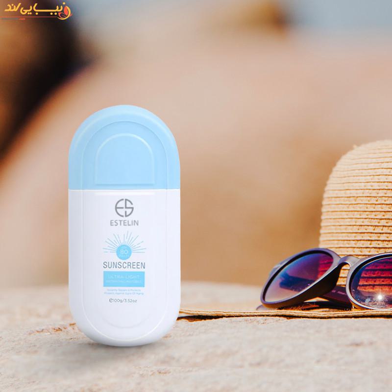 ضد آفتاب بی رنگ SPF80 استلین مدل Ultra Light — تصویر ۶