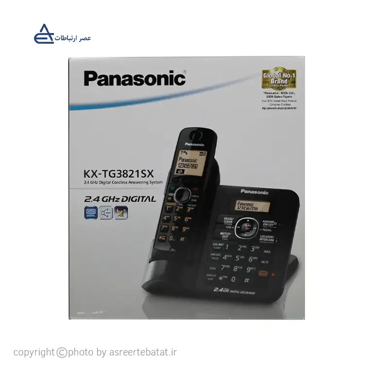 تلفن بی سیم پاناسونیک KX-TG3821 — تصویر ۶