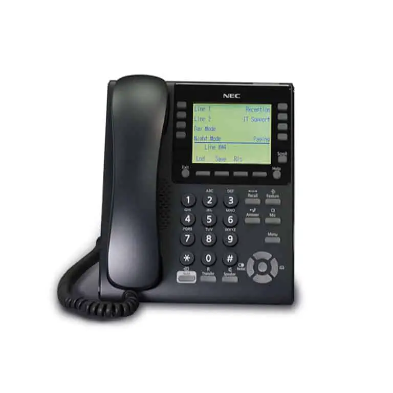 تلفن سانترال تحت شبکه نک (ITY-8LDX-1P(BK — تصویر ۲