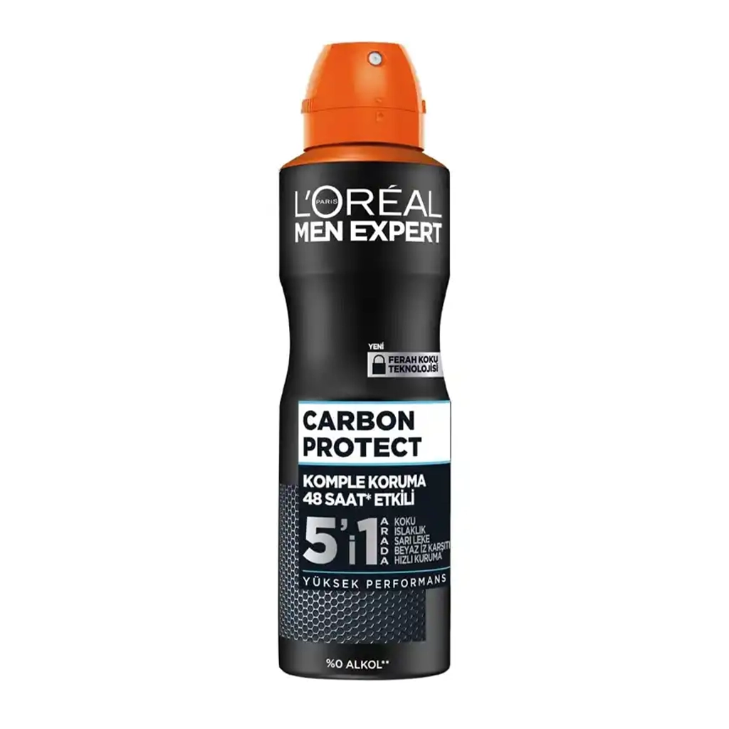 اسپری ضد تعریق لورآل LOreal مدل Carbon Protect 5in1 — تصویر ۴