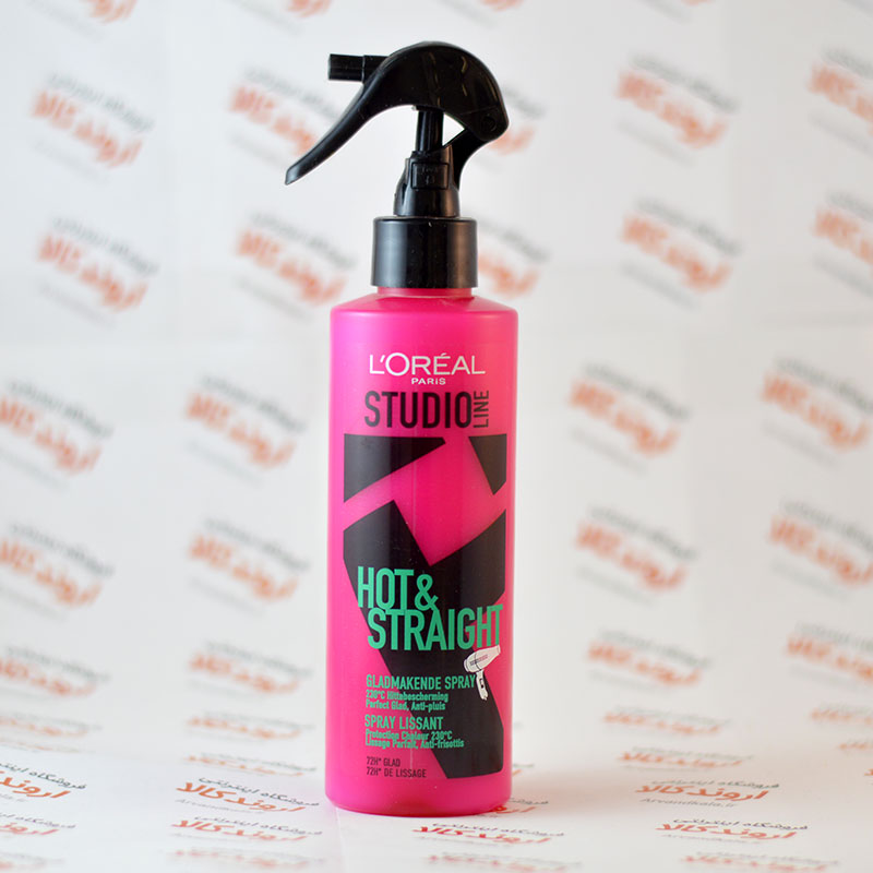 اسپری محافظ مو لورآل LOREAL مدل HOT &amp; STRAIGHT — تصویر ۲