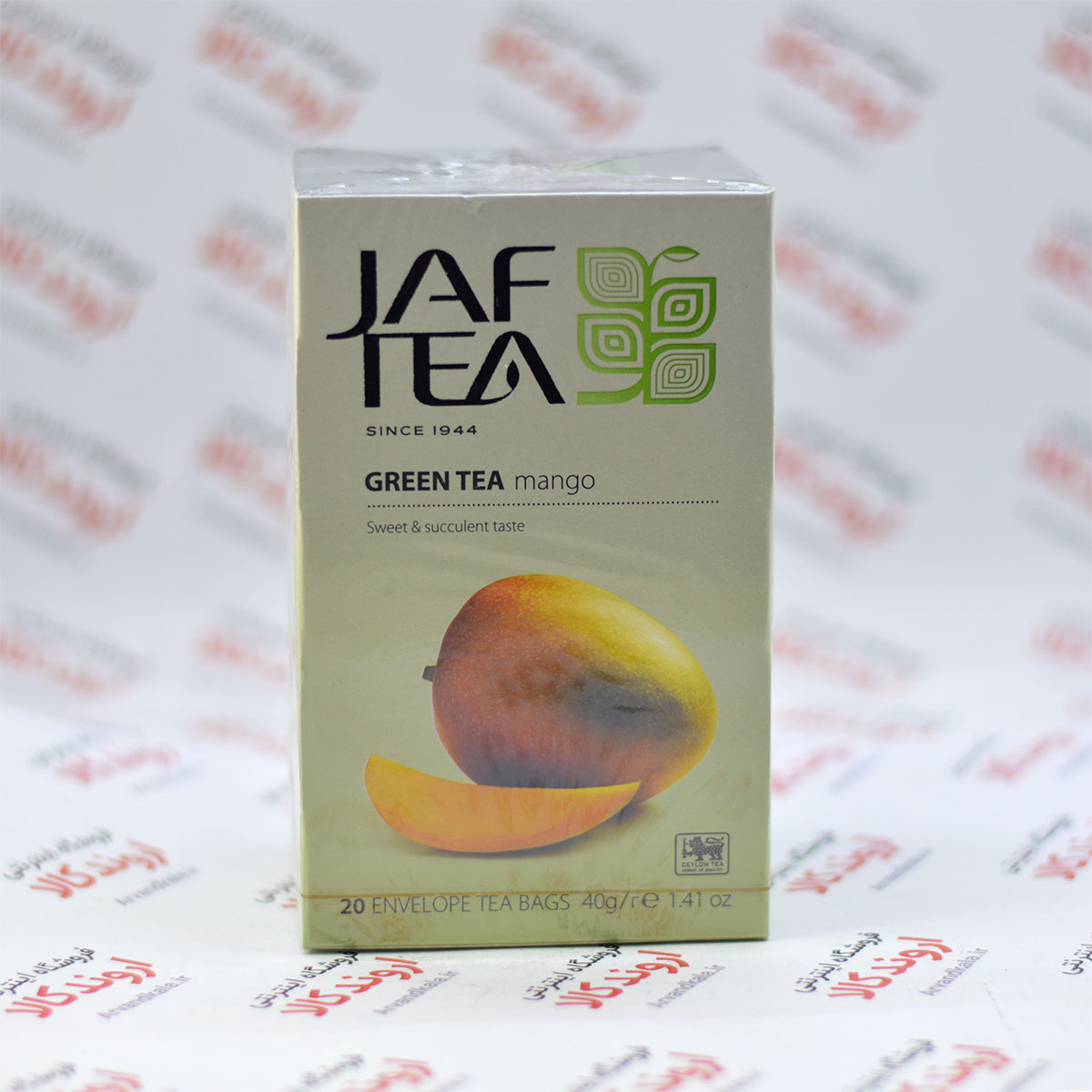 چای سبز کیسه ای جف تی Jaf Tea مدل Mango