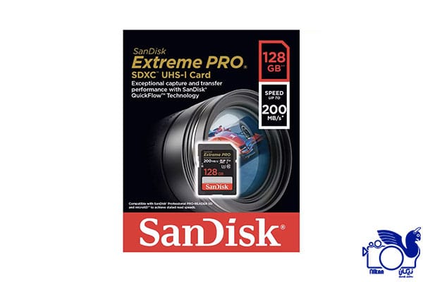 کارت حافظه سندیسک 128 گیگ با سرعت Original SDXC SANDISK Extreme Pro V30 128GB 200MB/s — تصویر ۴