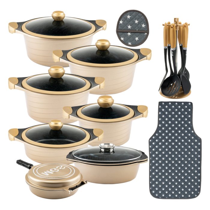 سرویس قابلمه 25 پارچه کره ای بی B ام جی اس