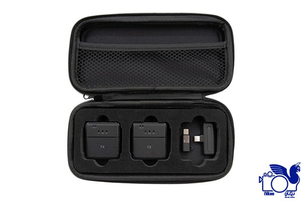 میکروفون بی سیم یقه ای Answer SX8 2in1 Wirreless Microphone — تصویر ۵