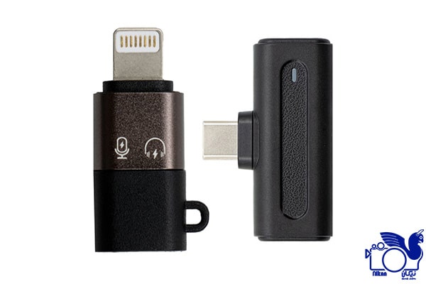 میکروفون بی سیم یقه ای Answer SX8 2in1 Wirreless Microphone — تصویر ۶
