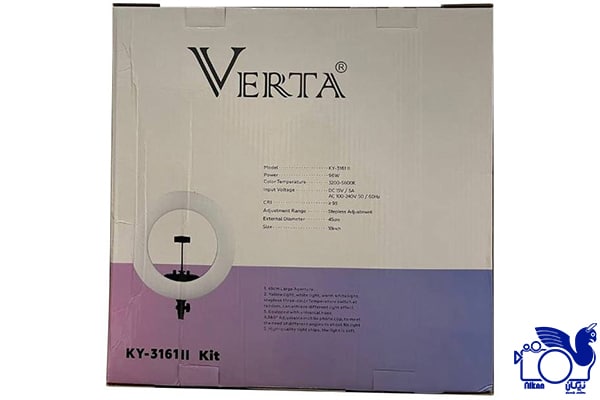 رینگ لایت ورتا مدل VERTA KY-3161 II — تصویر ۷